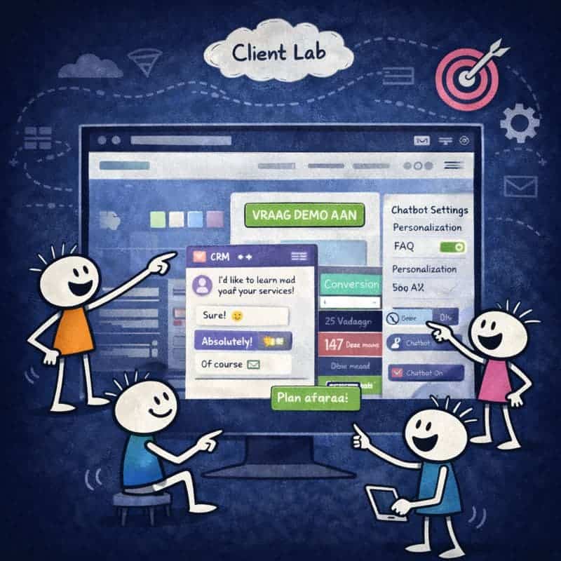 Bekijk de chatwidget in actie via een demo (NL)