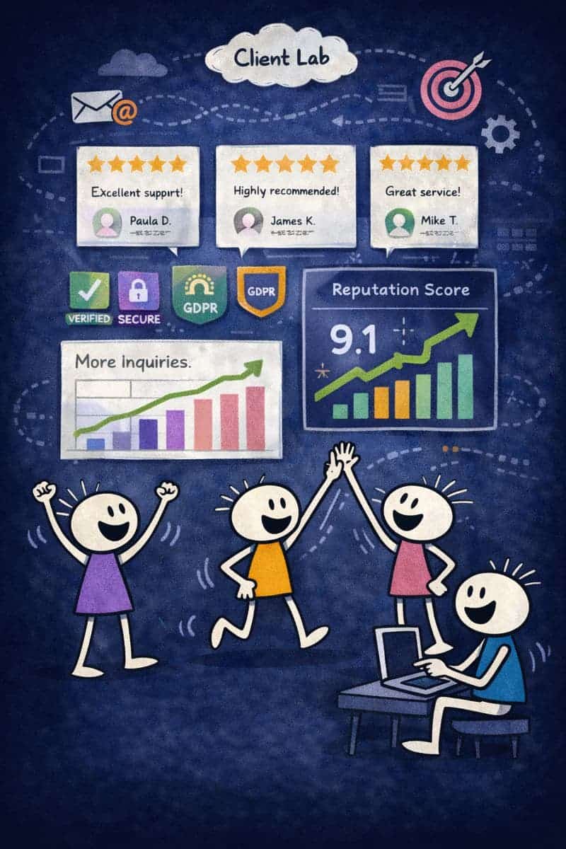 Bouw vertrouwen op en win meer klanten