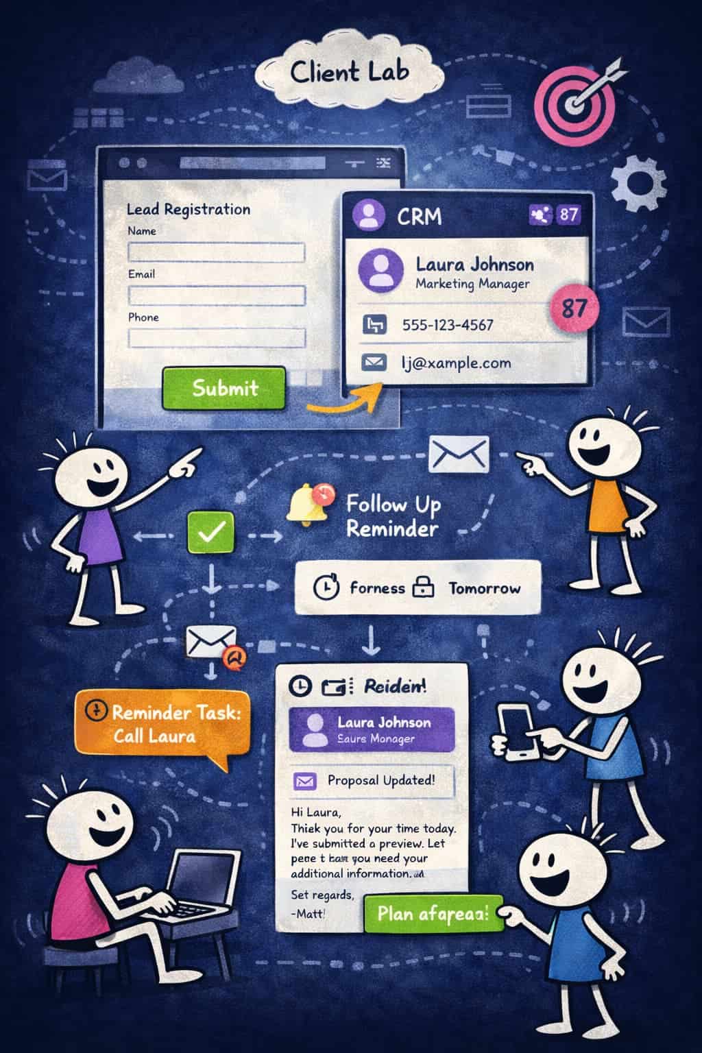 Leadregistratie & geautomatiseerde opvolging