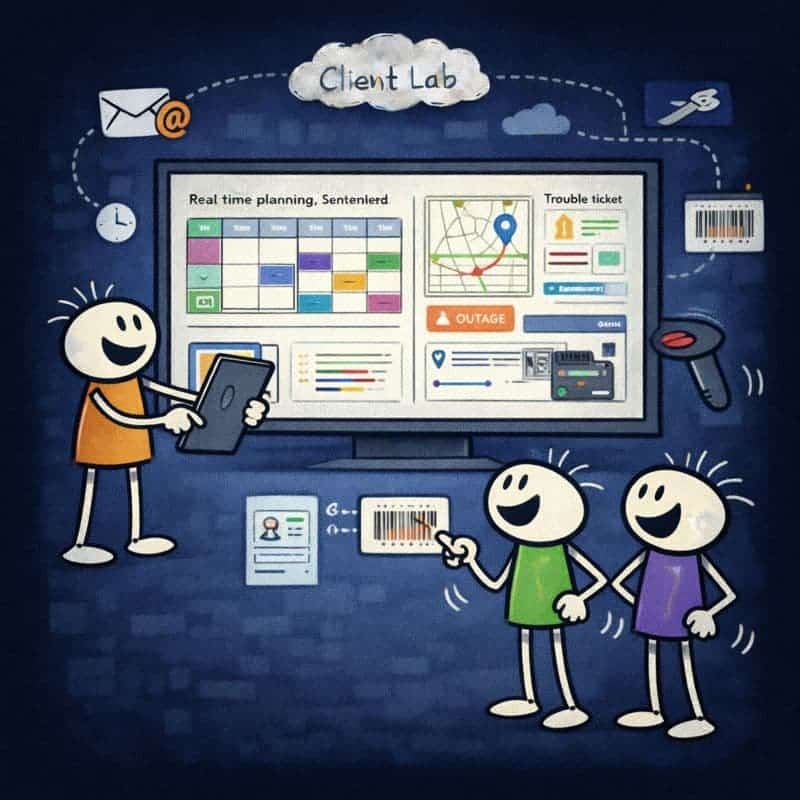 Use case voor Service Monteurs